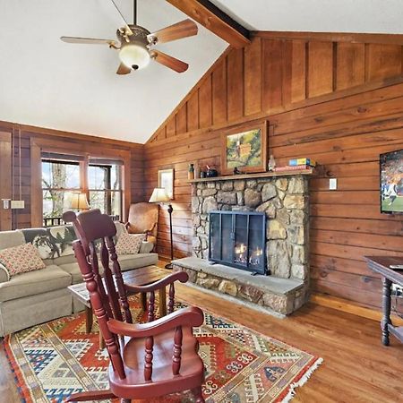 Log Cabin On Peaceful River Blowing Rock Exterior photo